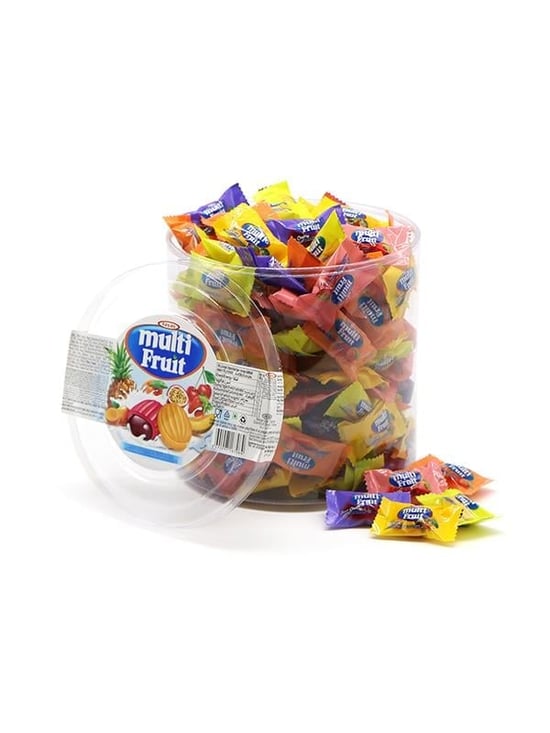 Tayaş Multi Fruit Karışık Meyveli Sert Şeker 800 Gr Kutulu 200 Adet