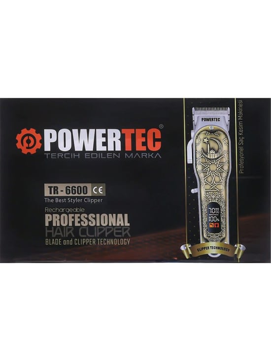 Powertec TR-6600 Profesyonel Saç Tıraş Makinesi 10Taraklı