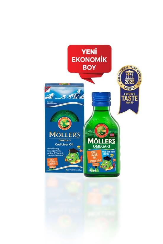 Möller's Omega-3 Balık Yağı Şurubu Tutti Frutti 150 ml