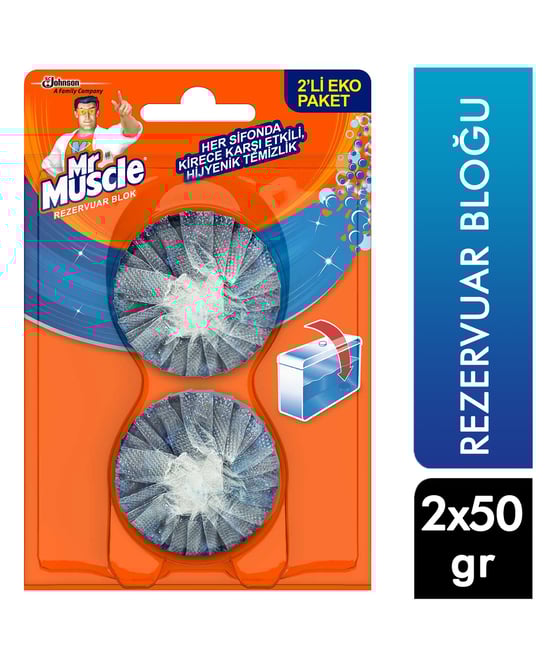 Mr.Muscle Rezervuar Bloğu 2 x 50 Gr
