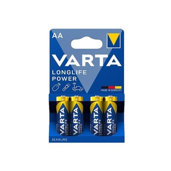 Varta Pil Longlife Power Alkaline 1.5V AA Mignon 4 lü