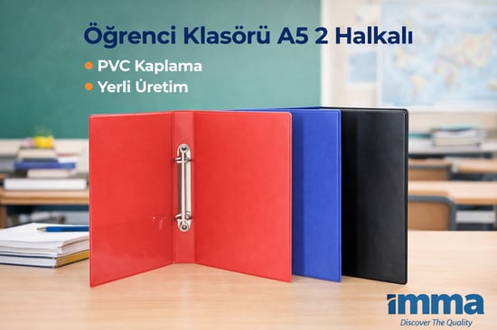 İmma Öğrenci Klasörü A5 2 Halkalı