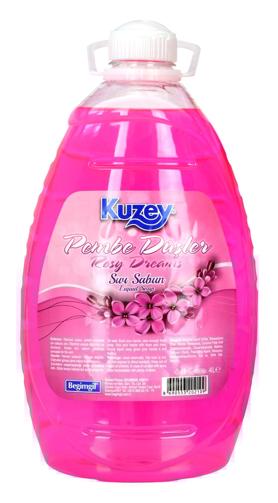 Kuzey Sıvı Sabun Pembe Düşler 4 lt