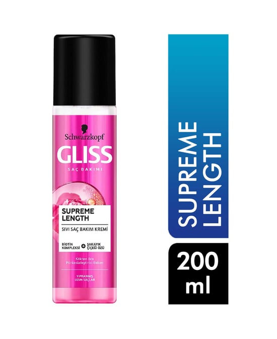 Gliss Sıvı Saç Kremi 200 ml Supreme Lenght