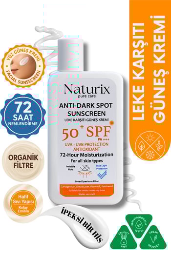 Naturix Leke Karşıtı Güneş Kremi SPF 50+ 50 ml