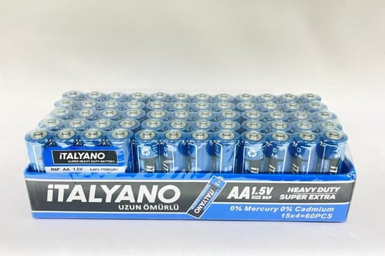 İtalyano 1.5V AAA İnce pİl 15X4 'lü