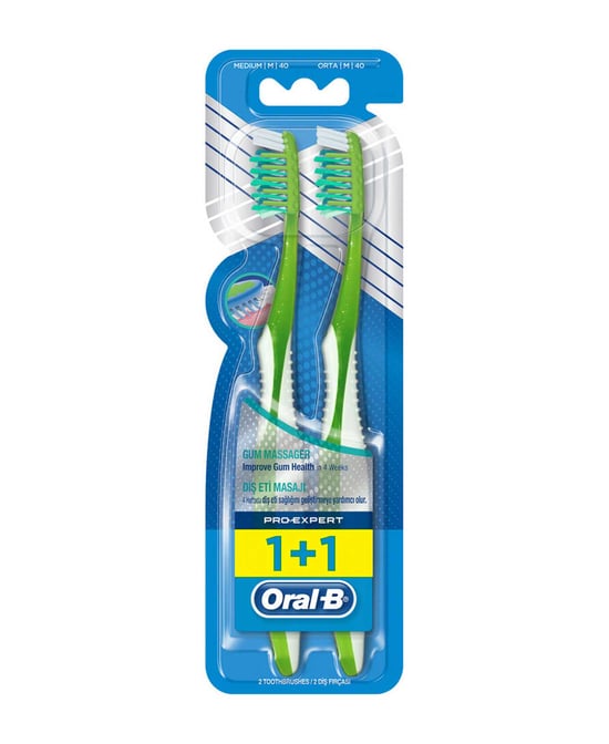 Oral-B Diş Fırçası 1+1 Pro-Expert Massager 40 Orta