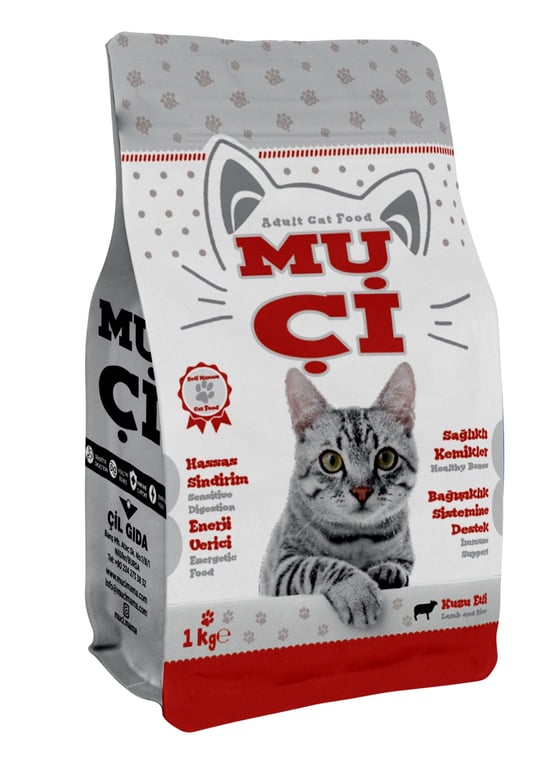 Muçi Kuru Kedi Maması Kuzu Etli 1 Kg