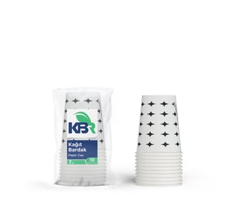 KBR 7 Oz Kağıt Bardak 10 Lu