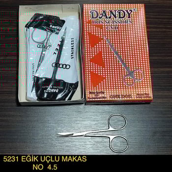 Dandy Eğik Uçlu Makas