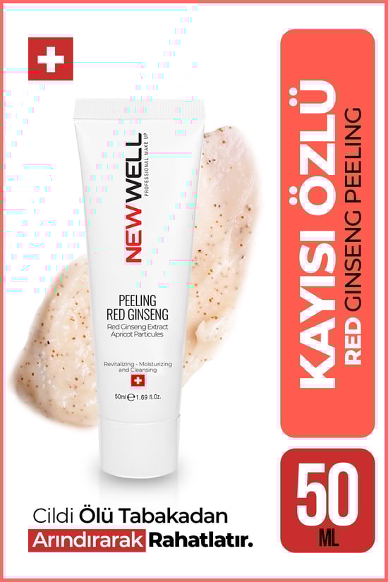 New Well Kayısı Özlü Red Ginseng Yüz Peelingi 50 ml
