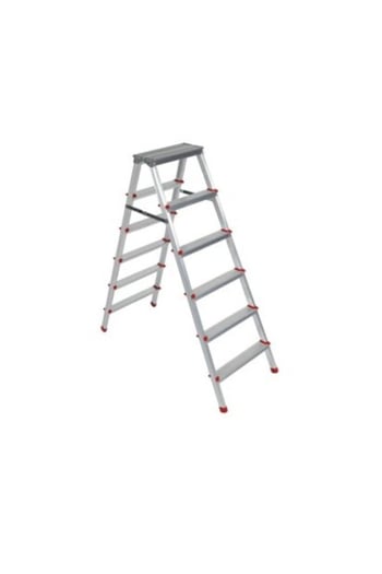4+4 Basamaklı Çift Çıkışlı Profil Merdiven (Ev, bahçe, işyeri içi