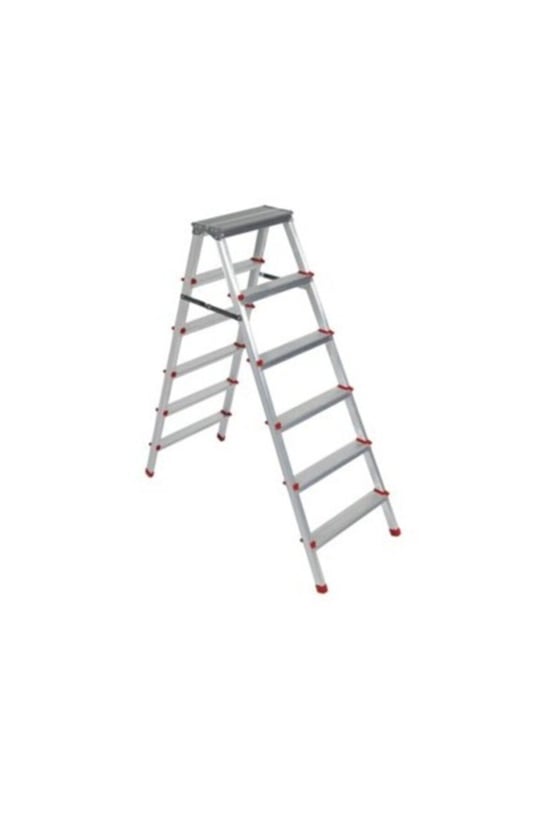 4+4 Basamaklı Çift Çıkışlı Profil Merdiven (Ev, bahçe, işyeri içi