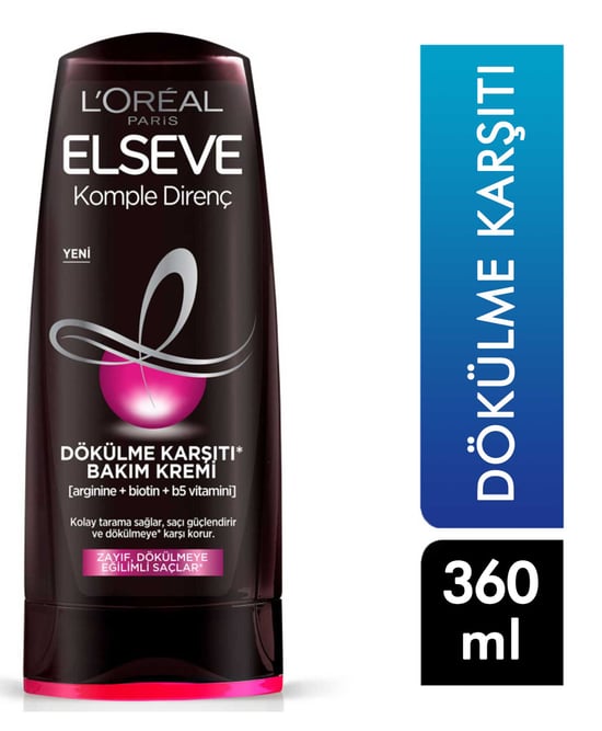 Elseve Dökülmeye Karşı Arginine Direnç Saç Kremi 360 ml