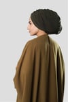 Hürrem Bone Haki Drapeli Salaş Tesettür Bone Sandy Büzgülü 2315_09