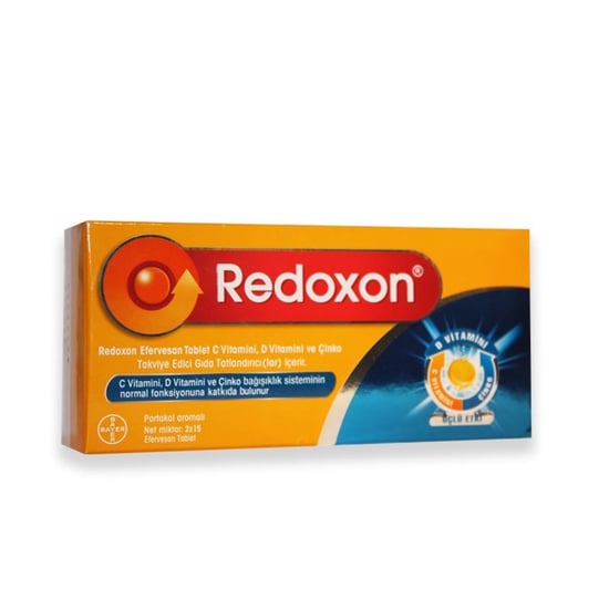 Redoxon C Vitamini D Vitamini Çinko Üçlü Etki 30 Efervesan