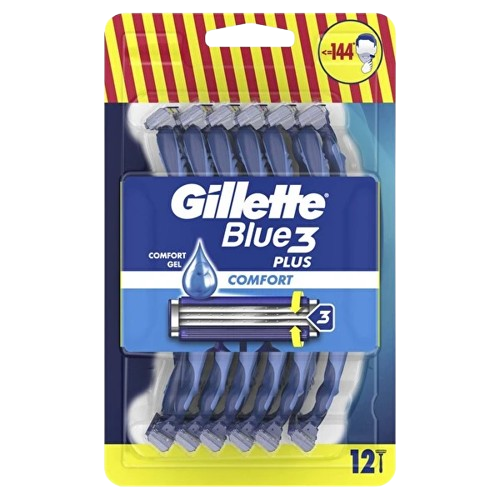 Gillette Blue 3 Tıraş Bıçağı 12 li Blister Comfort