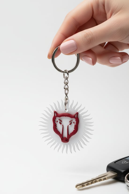 Börü Budun Dernek Logolu Lisanslı Anahtarlık