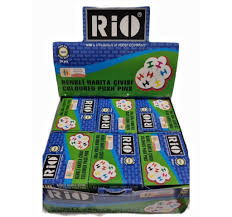 Rio Renkli Harita Çivisi 18li