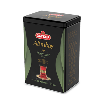 Çaykur Altınbaş Çay Teneke Kutu Bergamotlu 400 gr