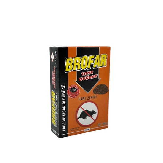 Brofar Tane Buğday Fare Zehiri  Fare Kovucular 200 gr ( 2 x 100 gr Poşet )