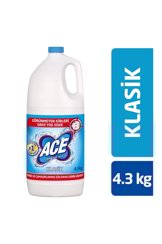 Ace Çamaşır Suyu 4 lt Klasik