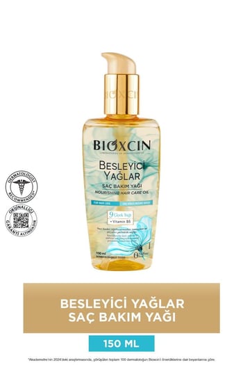 Bioxcin Besleyici Yağlar Saç Bakım Yağı 150 ml 9 Çiçek Yağı + Vit