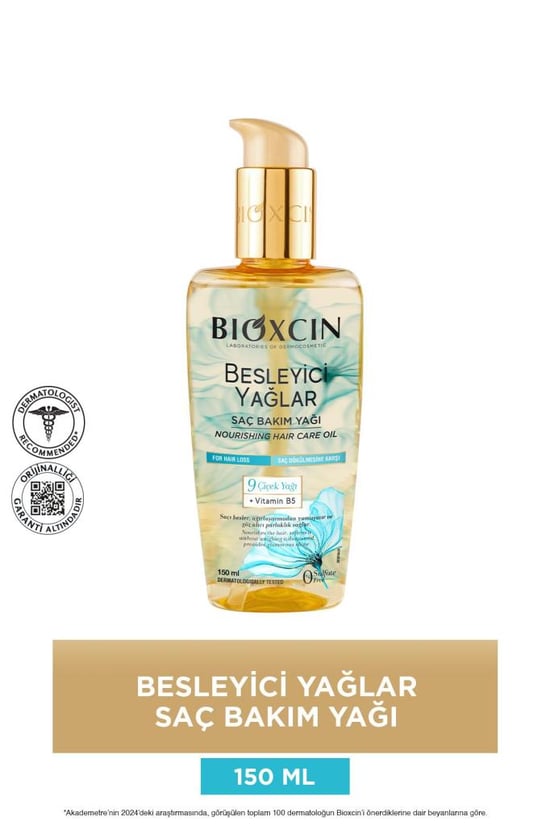 Bioxcin Besleyici Yağlar Saç Bakım Yağı 150 ml 9 Çiçek Yağı + Vit