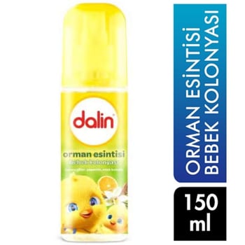 dalin, bebek kolonyası, bebekler için kolonya, bebek kolonyası fiyatları, bebek kolonyası satın al, toptan bebek kolonyası, 150 ml bebek kolonyası, 150 ml orman esintisi dalin