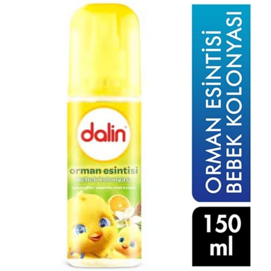 dalin, bebek kolonyası, bebekler için kolonya, bebek kolonyası fiyatları, bebek kolonyası satın al, toptan bebek kolonyası, 150 ml bebek kolonyası, 150 ml orman esintisi dalin