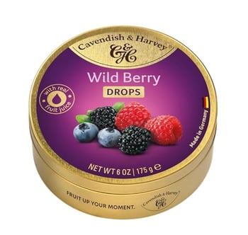 Cavendish & Harvey Wild Berry Drops (K.Böğürtlen) 175gr