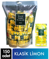 Eyüp Sabri Tuncer Kolonyalı Mendil  Islak Mendil Klasik Limon  5x10 Küçük Boy 150 Adet