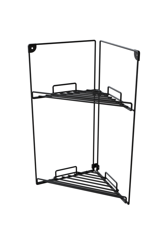 Dekoratif Köşe Duvar Rafı