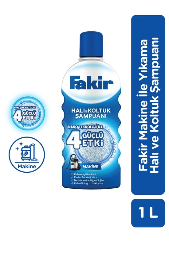 Fakir Halı & Koltuk Şampuanı Makine 1000ml