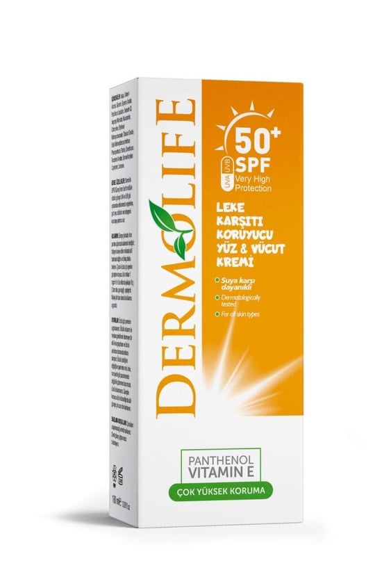 Dermolife Leke Karşıtı Güneş Kremi Spf 50+ 100 Ml