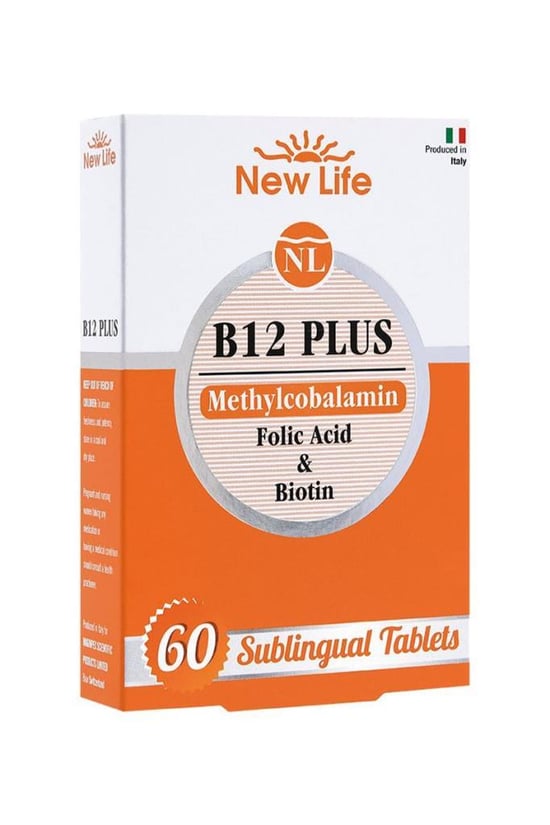 New Life B12 Plus Dilaltı 60 Tablet