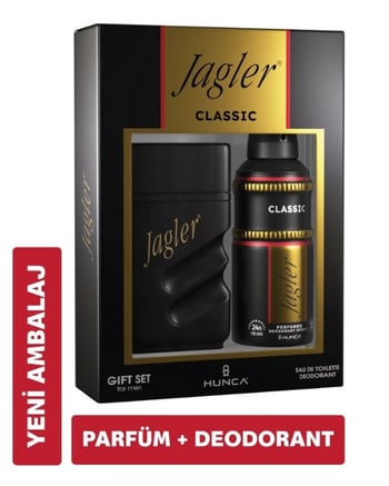 Jagler Classic 90 ml EDT + 150 ml Deodorant Erkek Gofre