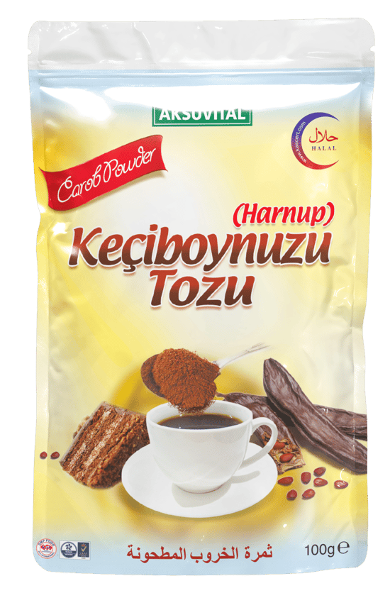 Aksuvital Öğütülmüş Harnup (Keçiboynuzu) Tozu 100 Gr.