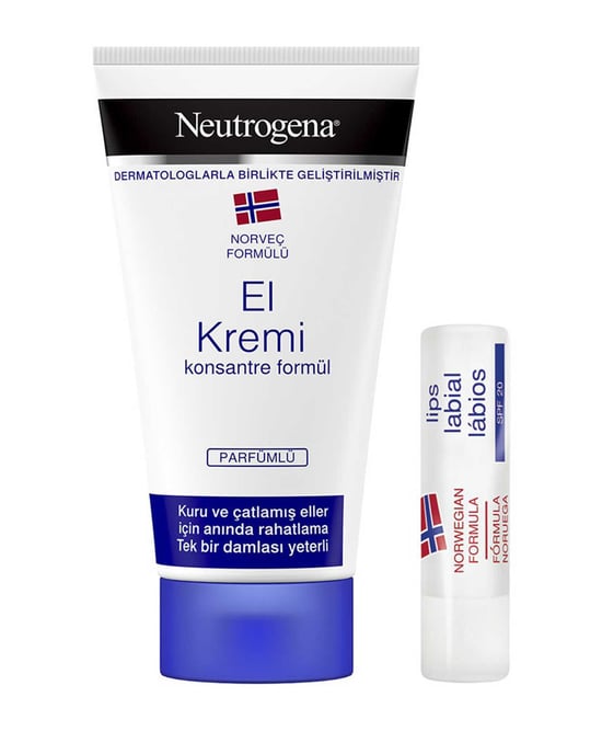 Neutrogena El Kremi Parfümlü 75 ml  + Dudak Kremi Hediye