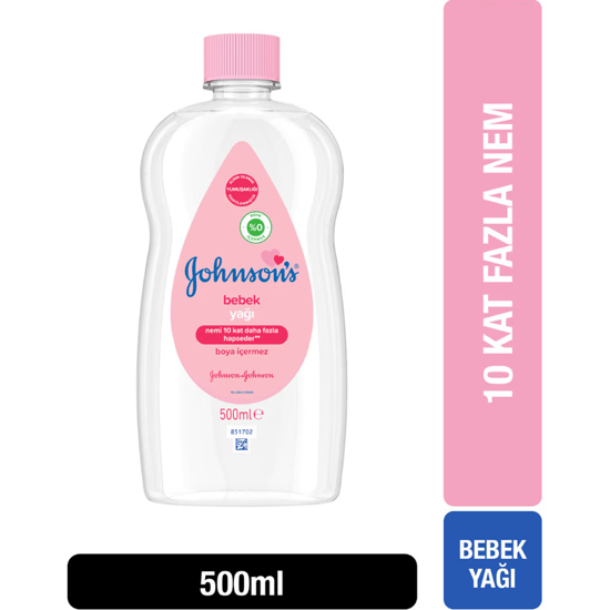 JHONSON BABY OİL 500ML PEMBE