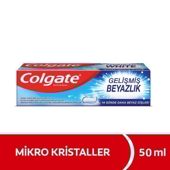 Colgate Gelişmiş Beyazlık Diş Macunu 50ml