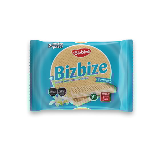 Bizbize Vanilya Kremalı Çıtır Gofret 340GR