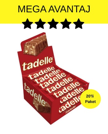 tadelle, tadele, taddele, çikolata, sütlü çikolata,  fındıklı çikolata, tadelle bar, toptan çikolata, toptan gıda, gıda toptancısı, aburcubur, abur cubur, atıştırmalık, atıştırmalıklar, çikolata fiyatları, çikolata çeşitleri, çikolata kutuları, kutu çikolata,