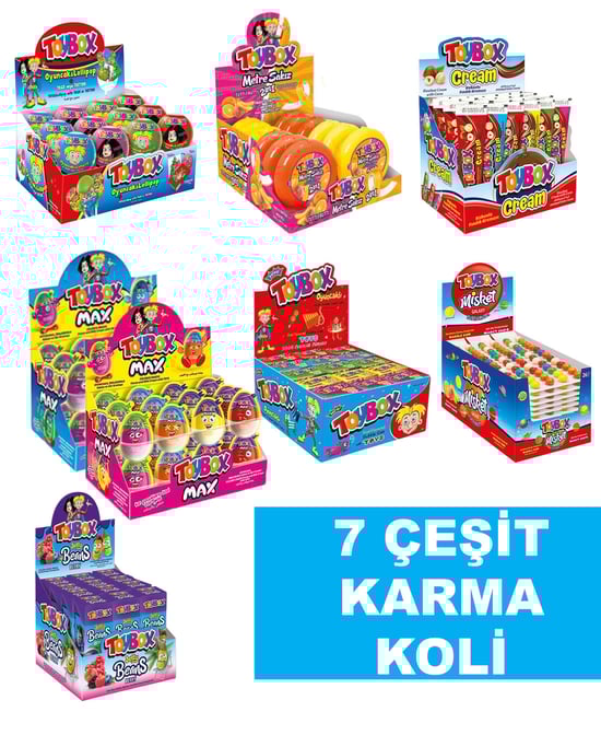 Toybox Karma Koli 7’li (Jelly Beans Hediye)
