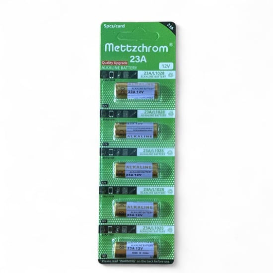Mettzchrom 23A 12v Alkalin Pil 5'li