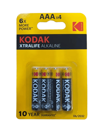 Kodak Xtralife Alkaline 4'lü İnce Pil