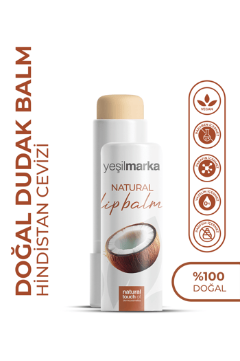 Yeşilmarka Doğal Dudak Balmı - Hindistan Cevizi Aromalı