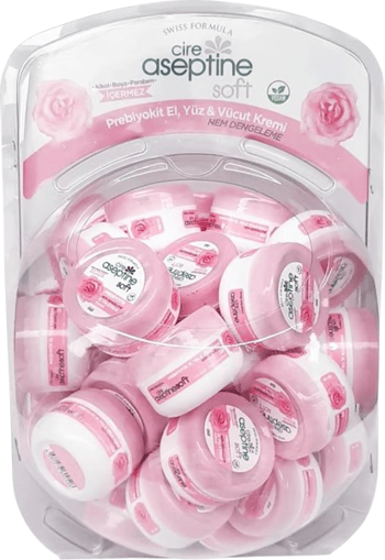 Cire Aseptine Prebiyotik Çilek Krem 30 ml 50'li Stand