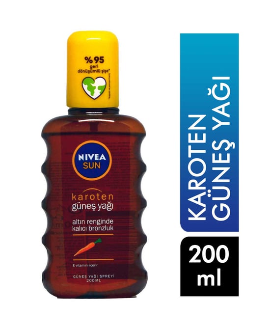 Nivea Sun Karoten Güneş Yağı 200 ml Sprey