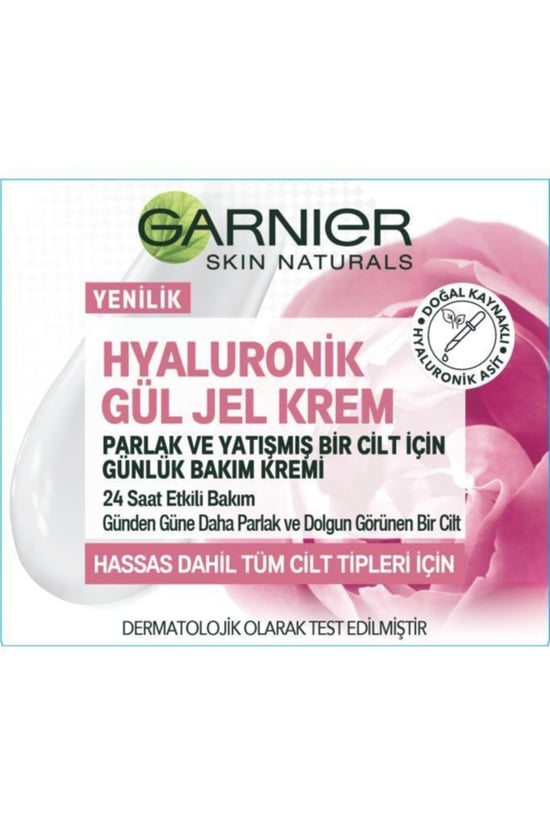 Garnier Hyaluronik Gül Günlük Bakım Jel Krem 50 Ml